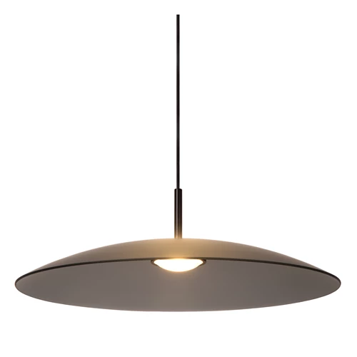 Lucide MENGA - Hanglamp - Ø 60 cm - LED Dimb. - 1x18,6W 2700K - Fumé | Premium - detail 1